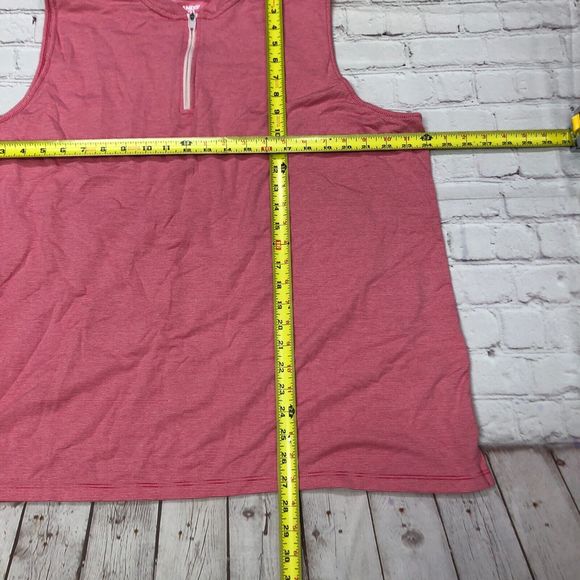 Lands' End Women Sleeveless 1/4 Zip Tank Top Shirt Size 2X Active Golf B244 -24 - Picture 3 of 12